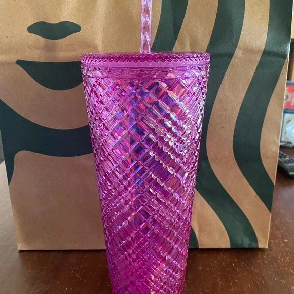 Starbucks Tumbler - Taffy Purple Jeweled - Jan 2023 Release - Venti 24oz - Picture 2 of 5
